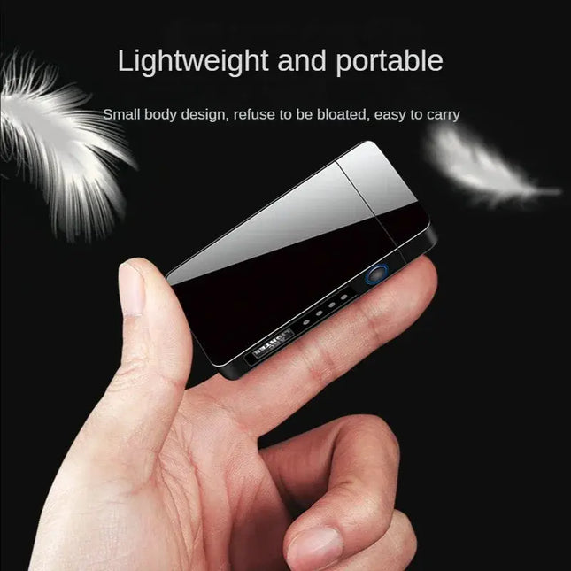 Portable Windproof USB Double Arc Lighter Touch Sensor - GetGadgets