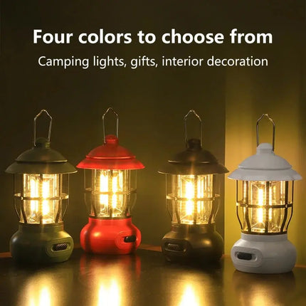 Brilliant LED Camping Lamp USB Rechargeable Long-Lasting - GetGadgets