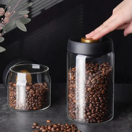 Vibrant Vacuum Sealed Glass Storage Jar Set Keeps Foods Fresh