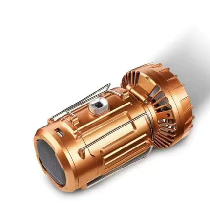 Powerful Solar Lantern Fan With USB Rechargeable Keeps Cool