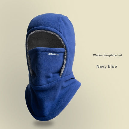 Extreme Windproof Fleece Hooded Scarf With Mask Warmth GetGadgets