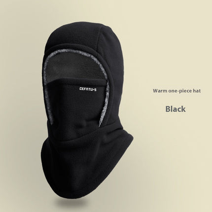Extreme Windproof Fleece Hooded Scarf With Mask Warmth GetGadgets