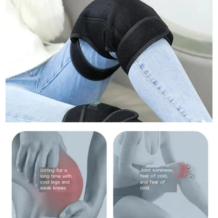 Cozy USB Heated Knee Brace With Temperature Control For Pain Relief