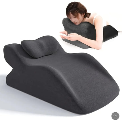 Ultimate Stomach Sleeper Pillow With Adaptive Cushion For Neck Relief