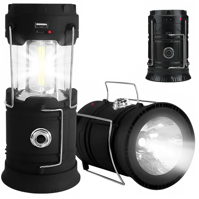 Powerful Rechargeable Solar Camping Lamp With Dual Brightness Modes Waterproof For Reliable Nighttime Illumination GetGadgets