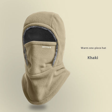 Extreme Windproof Fleece Hooded Scarf With Mask Warmth GetGadgets