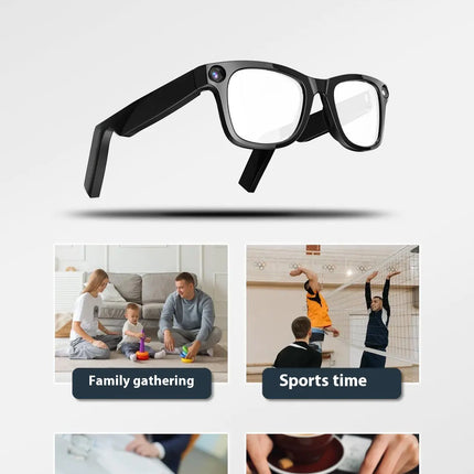 Powerful AI Camera Glasses With Anti Shake For Clear Video
