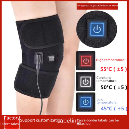 Cozy USB Heated Knee Brace With Temperature Control For Pain Relief