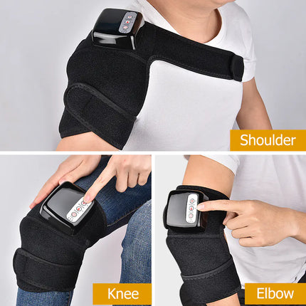Powerful Heated Knee And Elbow Wraps With Magnetic Therapy For Pain Relief