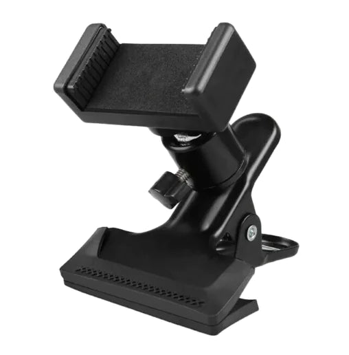 Powerful Phone Guitar Clip Stand With Adjustable Clamp For Handsfree Streaming