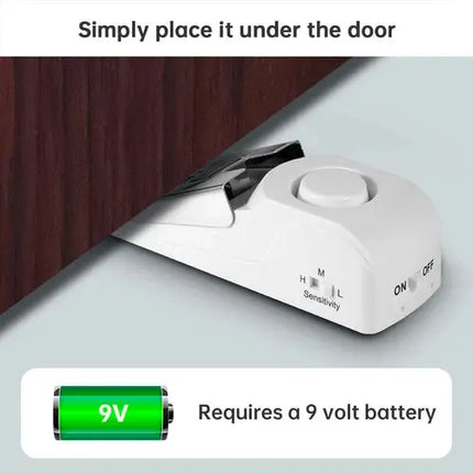 5 Pack Portable Anti Theft Door Stop Alarm For Home Security - GetGadgets