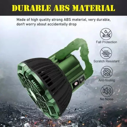 Ultimate 2 In 1 Tent Light And Fan With Remote Control For Camp Comfort Anywhere Anytime - GetGadgets
