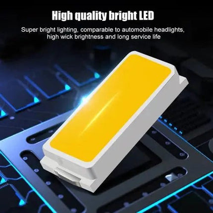 Powerful Solar LED Flashlight With Dual Light Sources For Camping USB Rechargeable Delivers Reliable Outdoor Lighting - GetGadgets