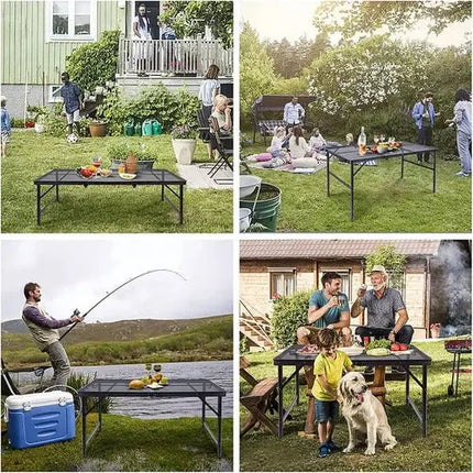 Powerful Portable Folding Table 3Ft Aluminum For Picnics - GetGadgets
