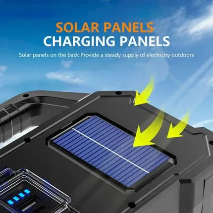 Powerful Solar USB Rechargeable LED Lantern With Dual Light Modes For Reliable Outdoor Lighting - GetGadgets