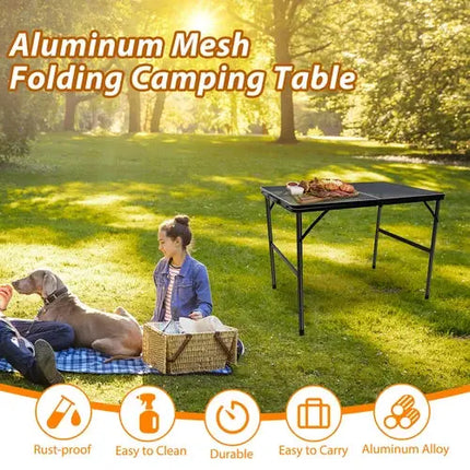 Powerful Portable Folding Table 3Ft Aluminum For Picnics - GetGadgets