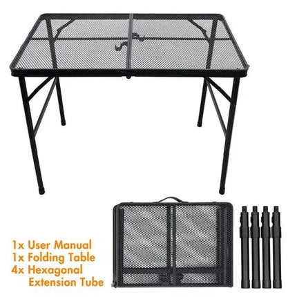 Powerful Portable Folding Table 3Ft Aluminum For Picnics - GetGadgets