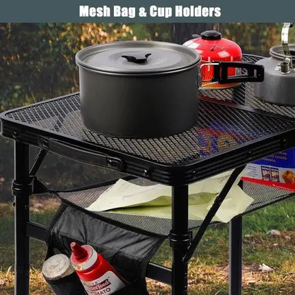 Powerful Portable Folding Table 3Ft Aluminum For Picnics - GetGadgets