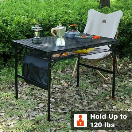 Powerful Portable Folding Table 3Ft Aluminum For Picnics - GetGadgets
