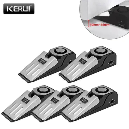 5 Pack Portable Anti Theft Door Stop Alarm For Home Security - GetGadgets