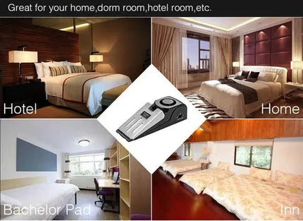 5 Pack Portable Anti Theft Door Stop Alarm For Home Security - GetGadgets