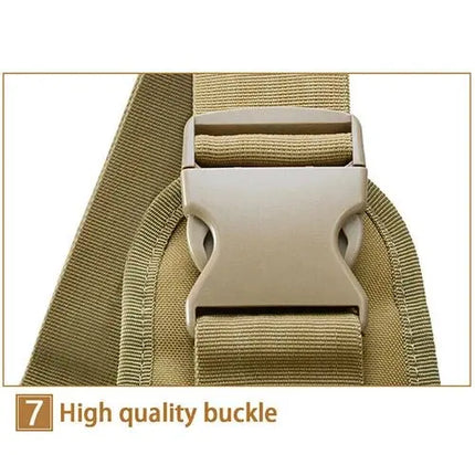 Rugged Tactical Sling Bag Waterproof MOLLE Keeps Gear Ready - GetGadgets