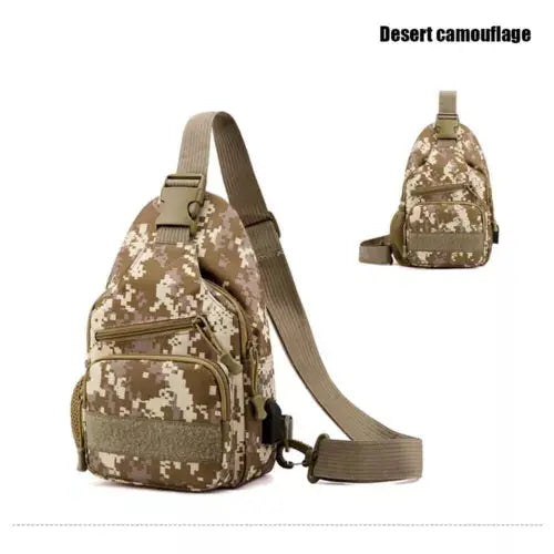 Rugged Molle Sling Backpack Water Resistant Outdoors Ready GetGadgets