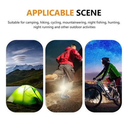 Powerful Solar LED Flashlight With Dual Light Sources For Camping USB Rechargeable Delivers Reliable Outdoor Lighting - GetGadgets