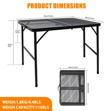 Powerful Portable Folding Table 3Ft Aluminum For Picnics - GetGadgets