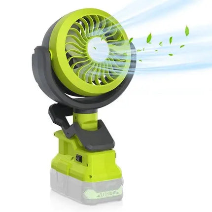 Adventurous Portable Camping Fan With LED Light Cools Fast - GetGadgets