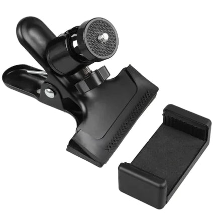 Powerful Phone Guitar Clip Stand With Adjustable Clamp For Handsfree Streaming