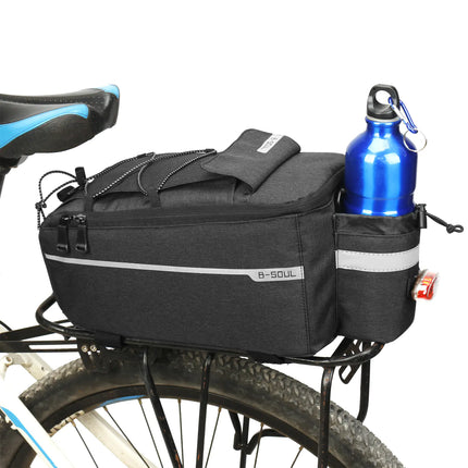 Rugged Bicycle Rear Rack Bag Quick Release Keeps Gear Safe