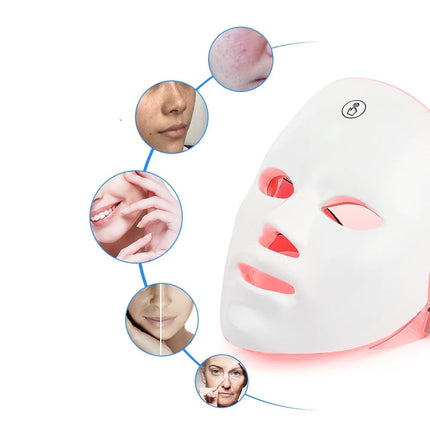 Radiant Facial Device With Multi Spectrum LED For Clear Glow