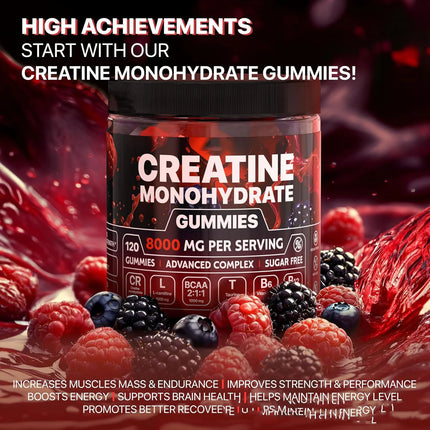Epic Creatine Muscle Boost Gummies for Peak Power and Recovery
